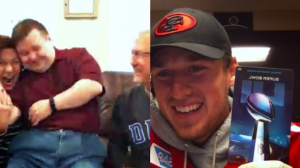 49ers punter surprises lifelong friend with two Super Bowl tickets