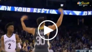 Curry provides unstoppable spark in return to action, hits 10 three-pointers in Warriors win