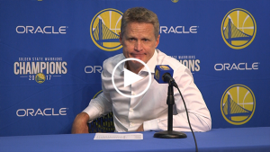 Kerr shrugs at Durant’s milestone: ‘There’s going to be another one in a month’
