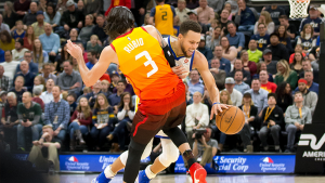 Jazz catch fire from beyond the arc, blow out Warriors by 30 points