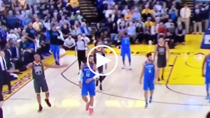 Westbrook leaves bench, claps after Green ejected for throwing ball to official