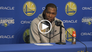 Durant points to Westbrook as catalyst in blowout loss to Thunder