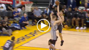Warriors react to Klay Thompson’s monster dunk vs. Spurs