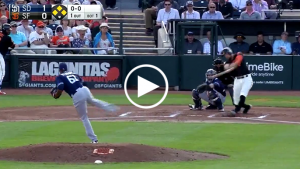 Pence ignites Scottsdale Stadium with grand slam in first inning