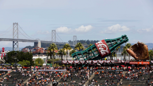 Giants, A’s unveil official design for Bay Bridge Series trophy