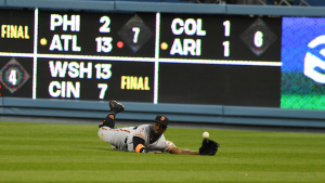 Giants silenced by Maeda in error-filled loss to Dodgers