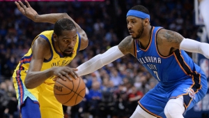 Warriors win final matchup with Thunder to even regular season series