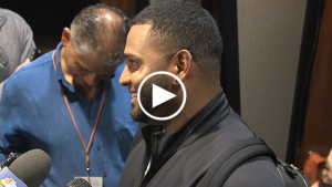 Sandoval called his home run before win vs. Mariners