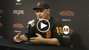 Bochy on offensive struggles: “We just got to get this thing clicking”