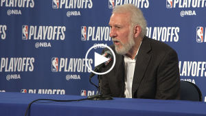 Popovich says Warriors’ defense in Game 1 was best Spurs saw all year