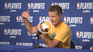 Kerr recounts attempting to sub out Curry before Steph changed his mind