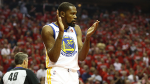 Durant dominates, Warriors take Game 1 in Houston