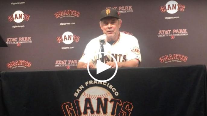 Bochy on Crawford’s hot hitting: ‘These runs don’t happen very often’