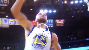 Thompson says he hopes Riley didn’t see Steph swear on camera