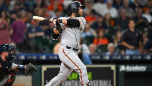 Gerrit Cole signed and sent game worn cleats to brother-in-law Brandon Crawford