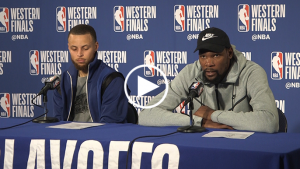 Durant and Curry relive closing seconds in Game 4 loss