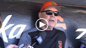 Bochy names Mac Williamson everyday left-fielder over Hunter Pence