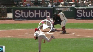 McCutchen crushes three-run homer during five-run rally