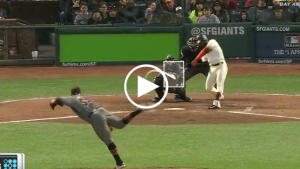 Diamondbacks score two, Giants respond with back-to-back homers