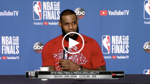 LeBron on visiting White House: ‘I know whoever wins this series, no one wants an invite’