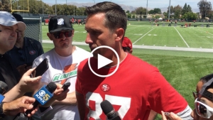 Kyle Shanahan, John Lynch pay tribute to Dwight Clark during Tuesday’s practice