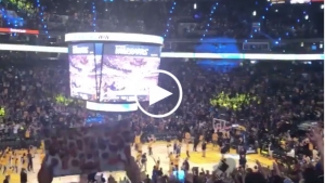 Packed Oracle Arena goes nuts as Warriors win another NBA championship