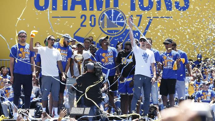 Warriors release information about championship parade