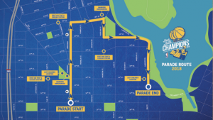 Everything you need to know for Tuesday’s Warriors Championship Parade