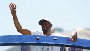 Andre Iguodala picked up a new hobby when he was injured in playoffs