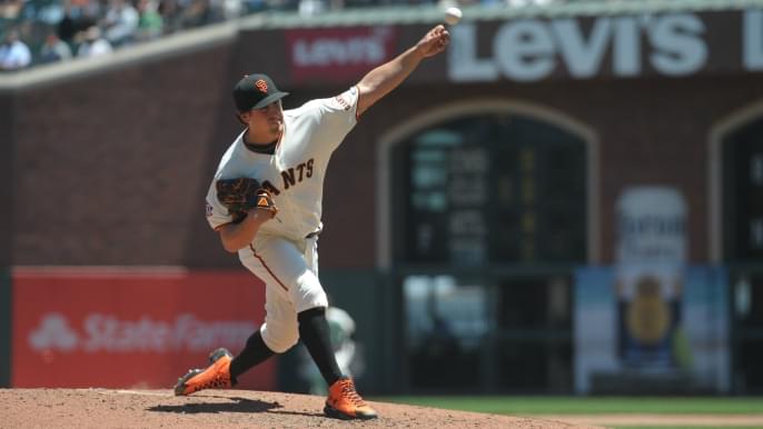 Giants break through in sixth to win series over Marlins