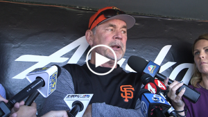 Bochy discusses increased importance of Bay Bridge Series