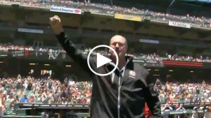 1989 NL Champion Giants honored at AT&T Park