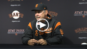 Bochy defends Melancon, Pence after rough outing for veterans