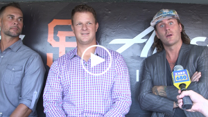 Following induction into Wall of Fame, Vogelsong, Cain, Wilson talk life after baseball