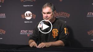 Bochy explains decision to pull Stratton after 75 pitches