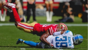 Raheem Mostert is starring in his role, one bone-crunching tackle at a time