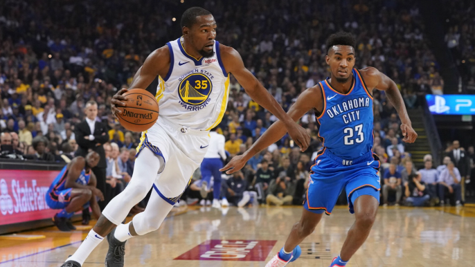 Five thoughts from the Warriors’ season-opening win over the Thunder