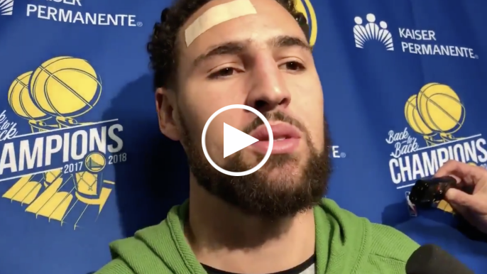 Curry told Klay to break his record at halftime