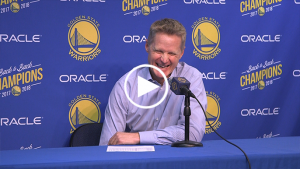 Steve Kerr makes joke about Omri Casspi’s shot selection with Warriors