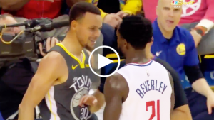 Curry, Beverley receive double technicals after exchanging words