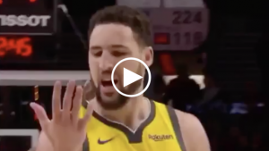 Klay Thompson breaks down what he said to hand after draining 3