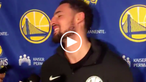 Warriors poke fun at Klay Thompson’s career-high four dunks