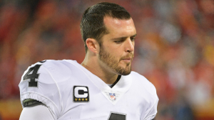 Derek Carr wants a UFC fight with “clowns” on TV who criticized him