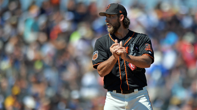 Madison Bumgarner picks Joey Bart to catch first bullpen of spring training [report]