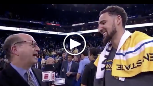 Klay pokes fun at Jeff Van Gundy for ‘terrible question’