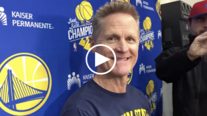 Steve Kerr responds to video of him purportedly criticizing Draymond