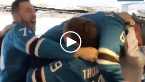 49ers players go wild after Sharks’ incredible Game 7 win