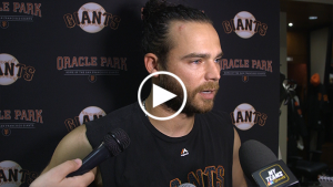 Brandon Crawford discusses why he enjoys playing behind Andrew Suarez