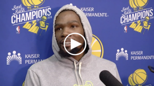 Durant disagrees with idea that Warriors are better without him