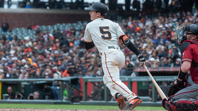 Yastrzemski stellar at plate as Giants swept by Diamondbacks